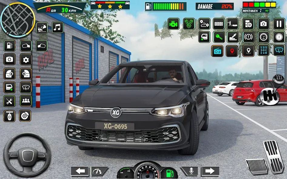 City Car Driving - Car Games (Сити Кар Драйвинг)  [МОД Unlimited Money] Screenshot 1