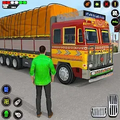 Скачать взлом Indian Truck Drive Truck Games (Индийский грузовой симулятор)  [МОД Mega Pack] - последняя версия apk на Андроид