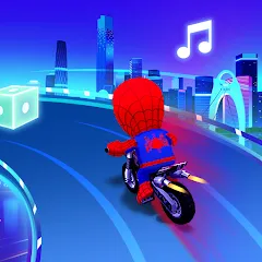 Скачать взлом Beat Racing:Car&Music game (Бит Кар Гонки игра музыки )  [МОД Много монет] - последняя версия apk на Андроид