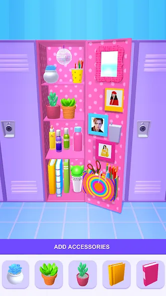 DIY Locker 3D (ДИУАЙ Локер 3Д)  [МОД Много монет] Screenshot 1