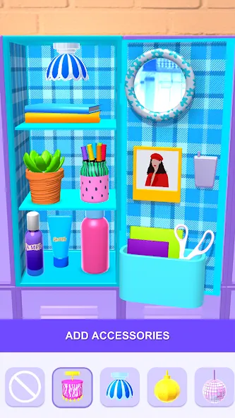 DIY Locker 3D (ДИУАЙ Локер 3Д)  [МОД Много монет] Screenshot 4