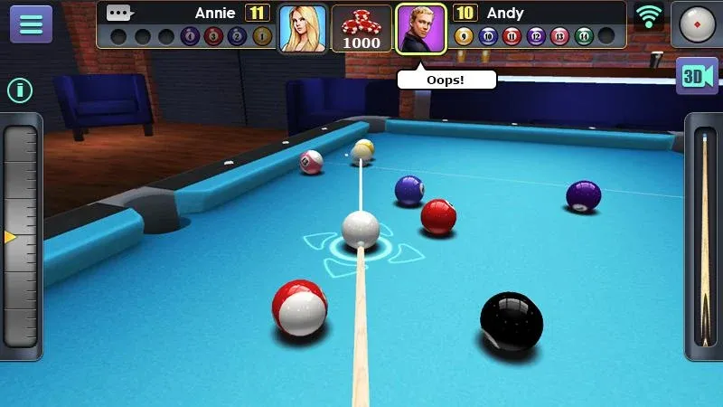 3D Pool Ball  [МОД Меню] Screenshot 1