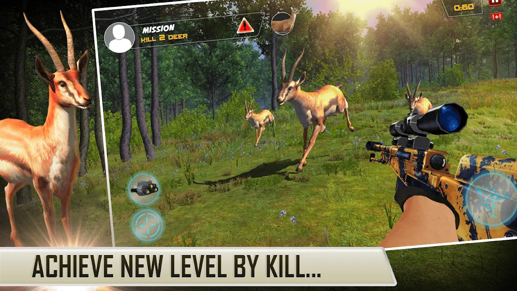 Dino Hunting Sniper Shooter 3D  [МОД Menu] Screenshot 4