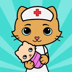 Скачать взломанную Yasa Pets Hospital (Яса Петс Хоспитал)  [МОД Unlocked] - полная версия apk на Андроид