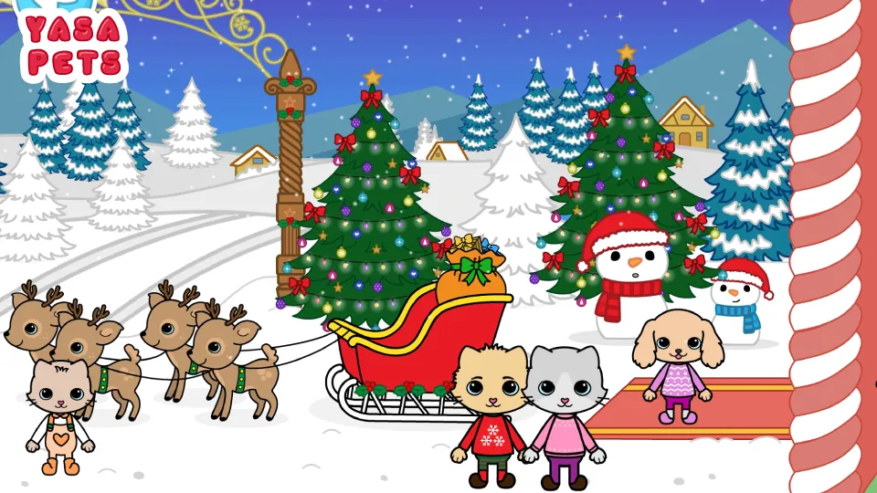 Yasa Pets Christmas (Яса Петс Кристмас)  [МОД Unlimited Money] Screenshot 2