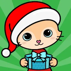 Взломанная Yasa Pets Christmas (Яса Петс Кристмас)  [МОД Unlimited Money] - полная версия apk на Андроид