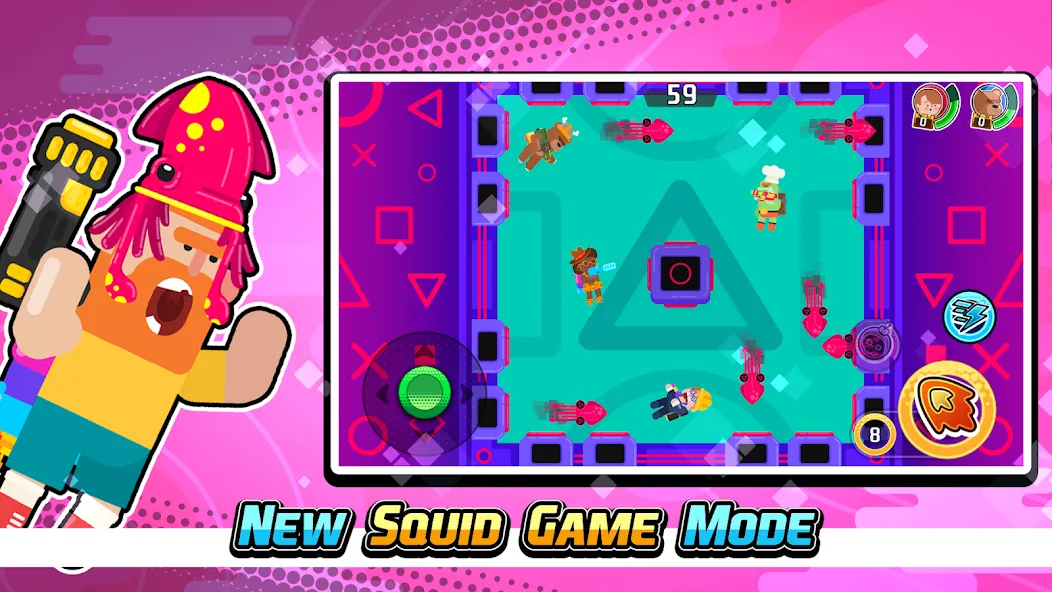 Gravity Brawl: Hero Shooter  [МОД Unlocked] Screenshot 4