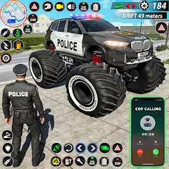 Скачать взлом Police Monster Truck Car Games  [МОД Menu] - стабильная версия apk на Андроид