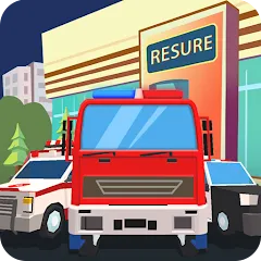 Скачать взломанную Idle Rescue Tycoon (Айдл Рескью Тайкун)  [МОД Много монет] - последняя версия apk на Андроид