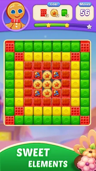 Candy Blast Fever:Cubes Crush (Кенди Бласт Фивер)  [МОД Все открыто] Screenshot 2