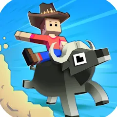 Взломанная Rodeo Stampede: Sky Zoo Safari  [МОД Много денег] - полная версия apk на Андроид