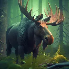 Скачать взломанную The Moose - Animal Simulator (Зе Мус)  [МОД Mega Pack] - последняя версия apk на Андроид