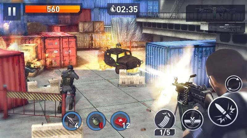 Elite Killer: SWAT  [МОД Unlimited Money] Screenshot 1