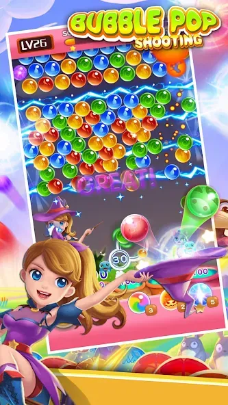 Bubble Pop - Classic Bubble Sh (Бабл Поп)  [МОД Menu] Screenshot 1