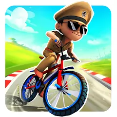 Взлом Little Singham Cycle Race (Литл Сингам Велосипедная Гонка)  [МОД Бесконечные деньги] - стабильная версия apk на Андроид