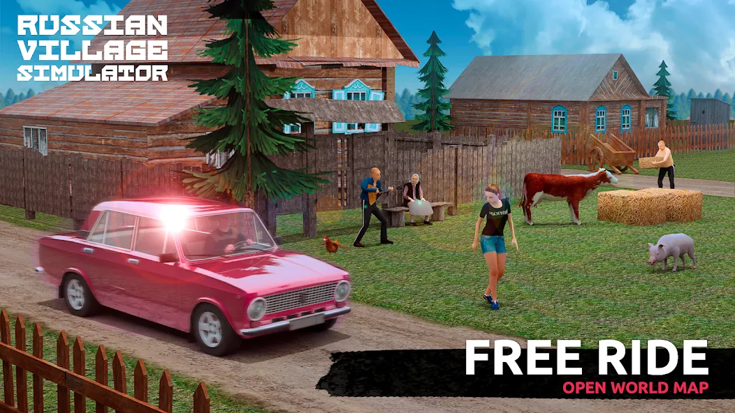 Russian Village Simulator 3D  [МОД Menu] Screenshot 2