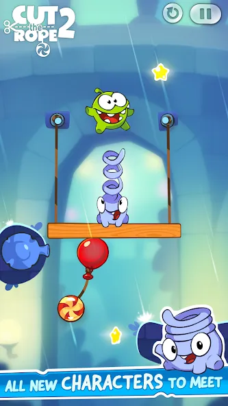 Cut the Rope 2 (Кат зе Роуп 2)  [МОД Menu] Screenshot 4