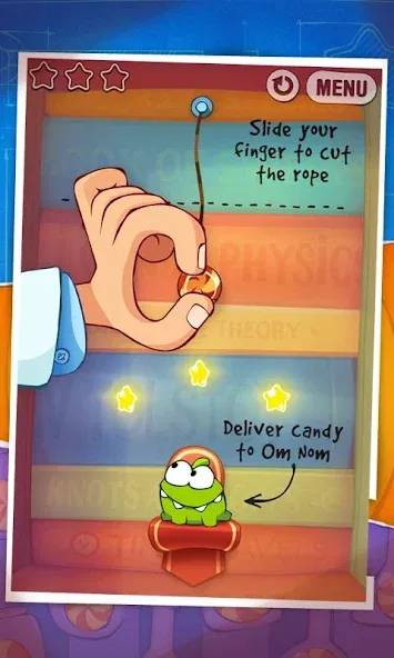 Cut the Rope: Experiments (Кат зе Роуп)  [МОД Много денег] Screenshot 5