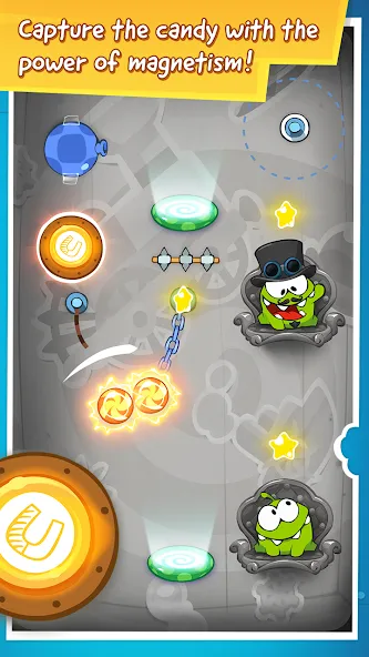 Cut the Rope: Time Travel (Сат зе Роуп)  [МОД Бесконечные деньги] Screenshot 2