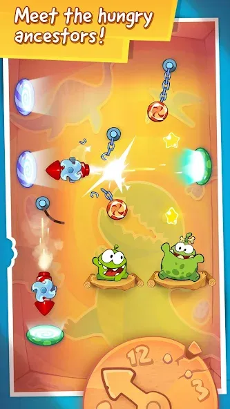 Cut the Rope: Time Travel (Сат зе Роуп)  [МОД Бесконечные деньги] Screenshot 4