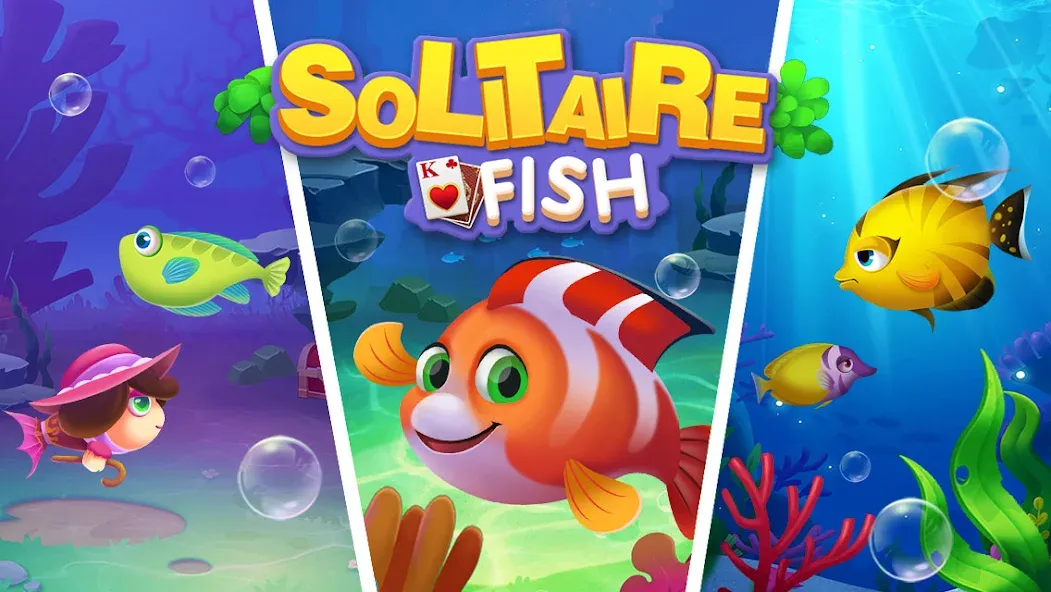 Solitaire Fish Klondike Card (Солитер Карточная игра Клондайк Фиш)  [МОД Много денег] Screenshot 5