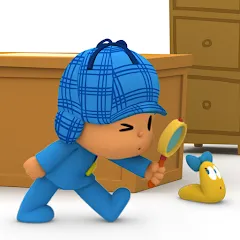 Скачать взломанную Pocoyo and the Hidden Objects. (Покойо)  [МОД Бесконечные деньги] - полная версия apk на Андроид