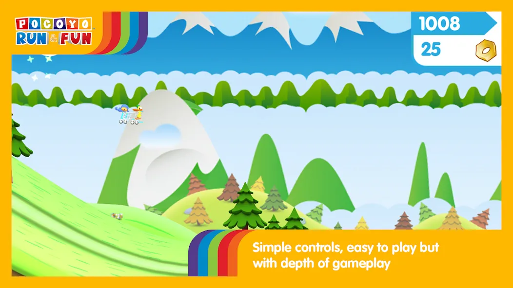 Pocoyo Run & Fun: Cartoon Jump  [МОД Много монет] Screenshot 3