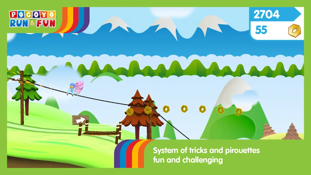 Pocoyo Run & Fun: Cartoon Jump  [МОД Много монет] Screenshot 4