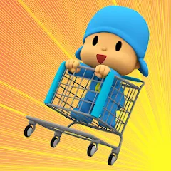 Скачать взломанную Pocoyo Run & Fun: Cartoon Jump  [МОД Много монет] - стабильная версия apk на Андроид