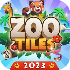 Скачать взлом Zoo Tile - Match Puzzle Game (Зу Тайл)  [МОД Все открыто] - последняя версия apk на Андроид