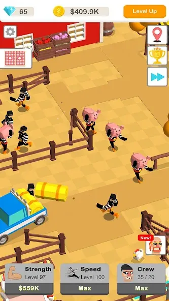 Idle Robbery (Айдл Роббери)  [МОД Unlimited Money] Screenshot 2