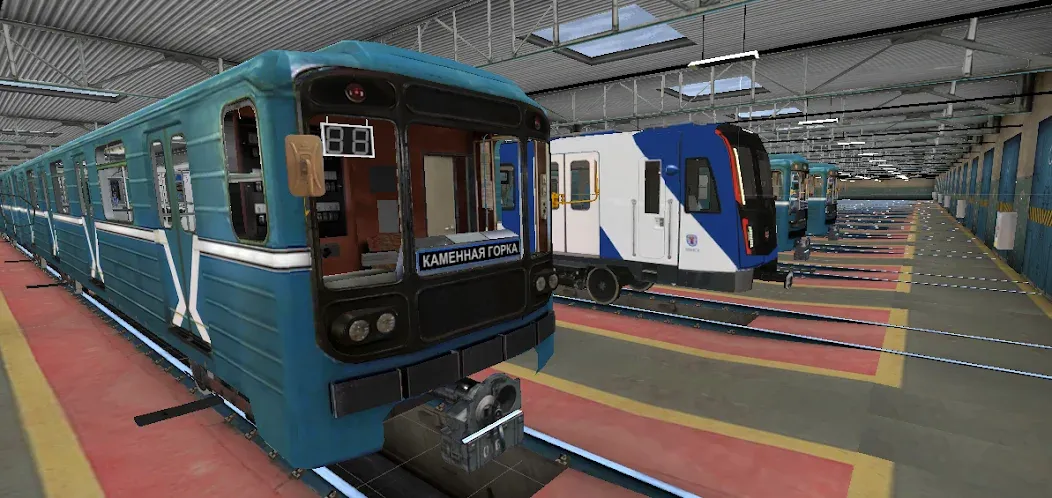 Minsk Subway Simulator  [МОД Бесконечные деньги] Screenshot 1