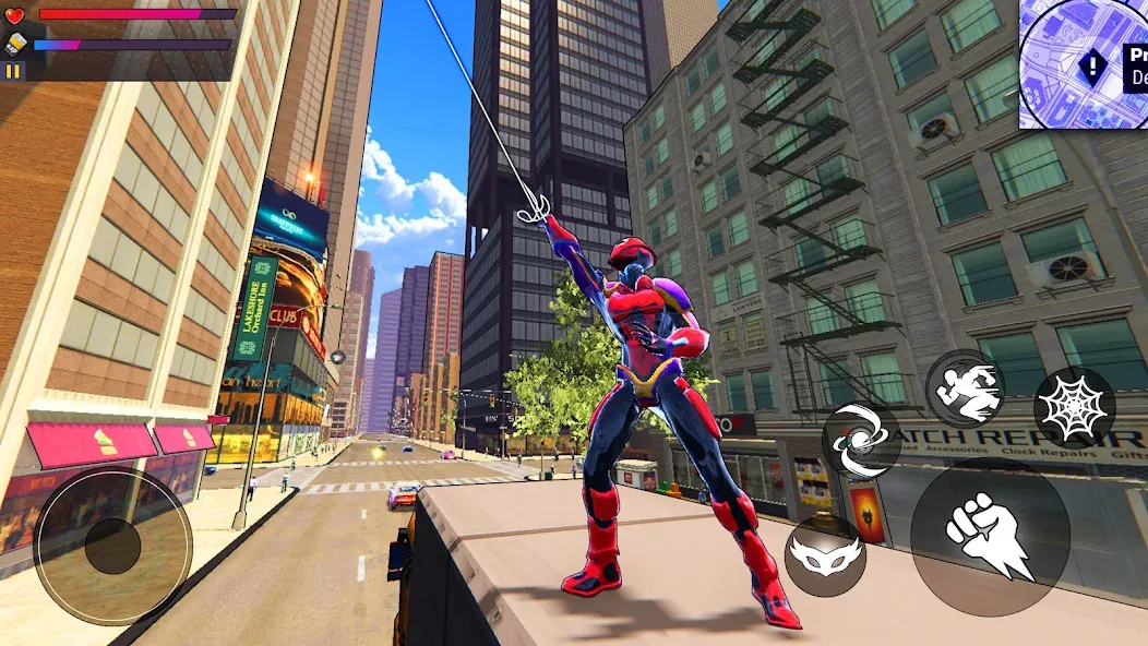 Spider Hero:Super City Hero (пайдер Хиро)  [МОД Меню] Screenshot 2