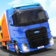 Скачать взломанную Truck Simulator : Europe  [МОД Много монет] - стабильная версия apk на Андроид