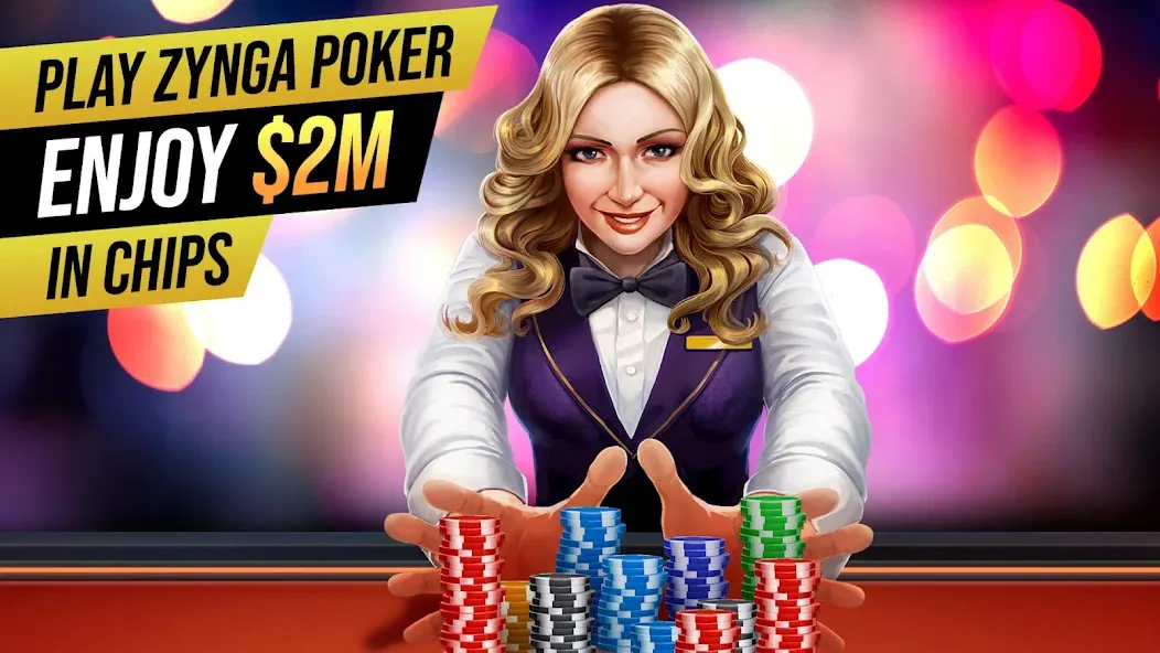 Zynga Poker ™ – Texas Holdem (Зинга Покер)  [МОД Unlimited Money] Screenshot 2