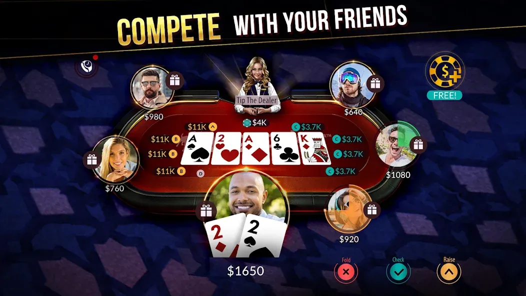 Zynga Poker ™ – Texas Holdem (Зинга Покер)  [МОД Unlimited Money] Screenshot 3