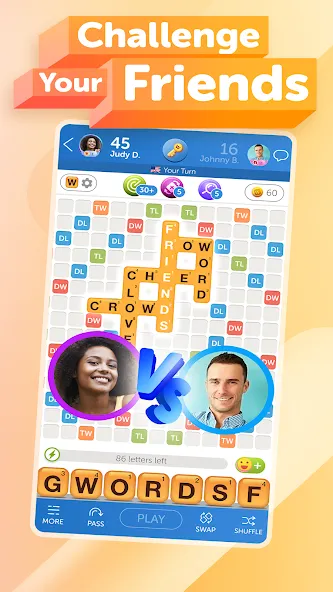 Words With Friends 2 Word Game (Вордс вит Френдс 2 Классик)  [МОД Бесконечные монеты] Screenshot 2