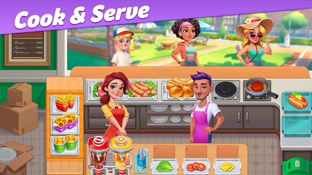 Restaurant Rescue - Food Games (Ресторанный спасатель)  [МОД Все открыто] Screenshot 1