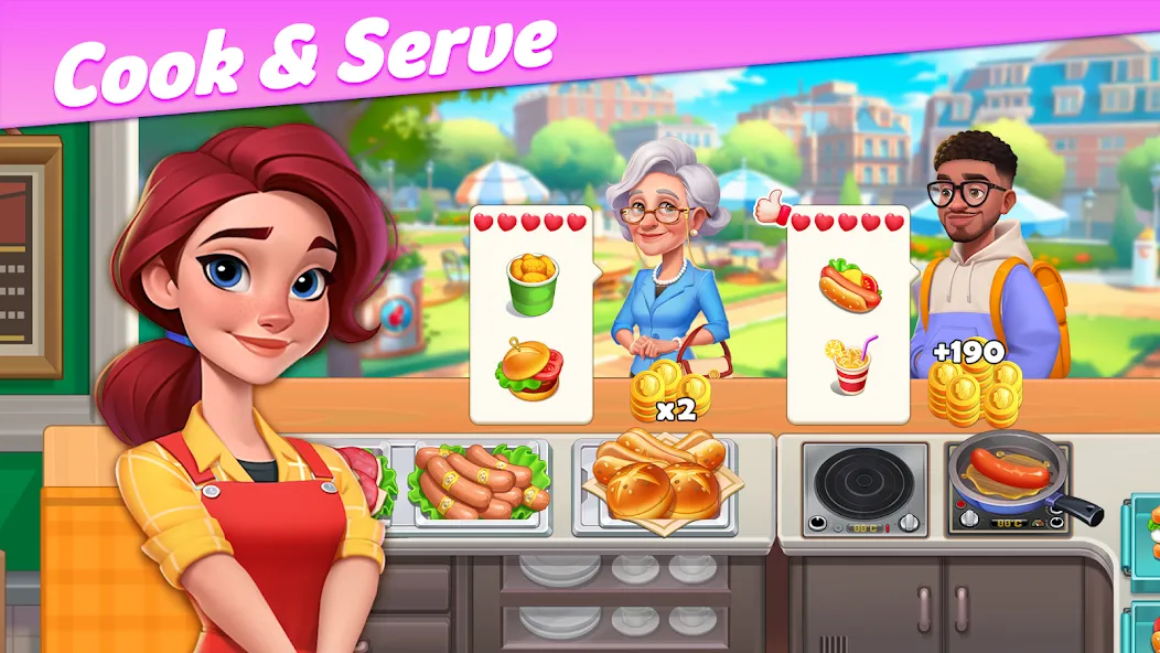 Restaurant Rescue - Food Games (Ресторанный спасатель)  [МОД Все открыто] Screenshot 4