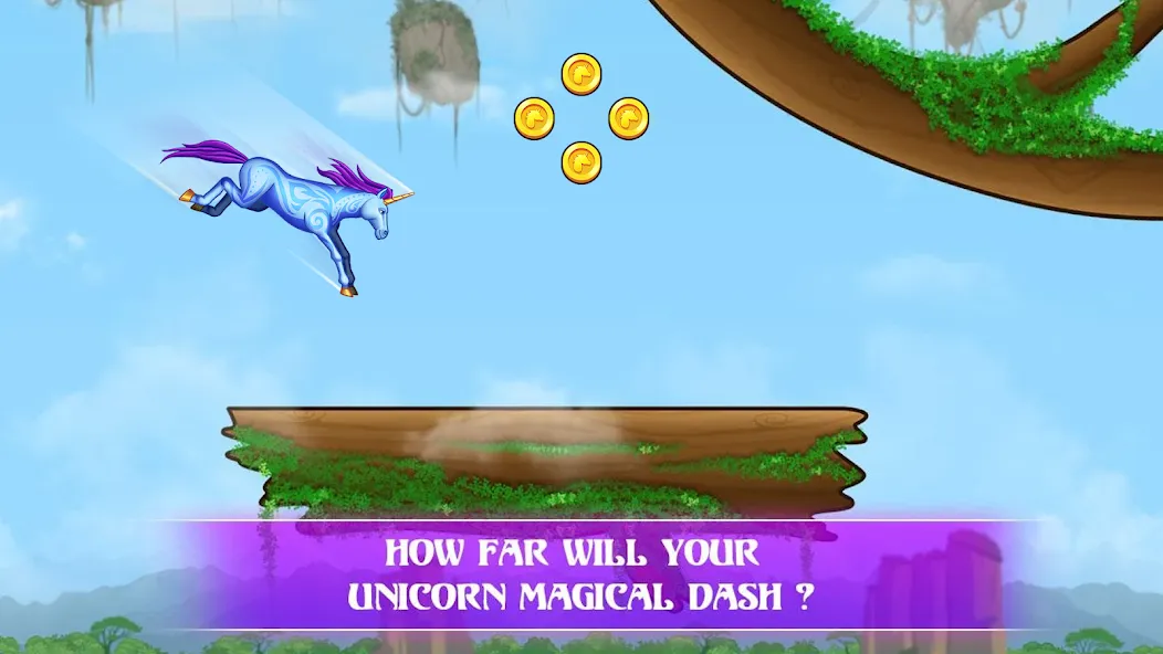 Unicorn Dash: Magical Run (Юникорн Дэш)  [МОД Много монет] Screenshot 2