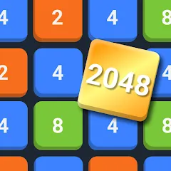 Скачать взломанную 2048: Puzzle Game! Merge Block (Две тысячи сорок восемь)  [МОД Бесконечные монеты] - последняя версия apk на Андроид