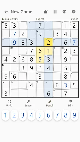 Killer Sudoku - Sudoku Puzzles  [МОД Все открыто] Screenshot 2