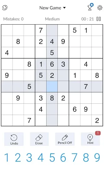 Sudoku - Classic Sudoku Puzzle  [МОД Все открыто] Screenshot 3