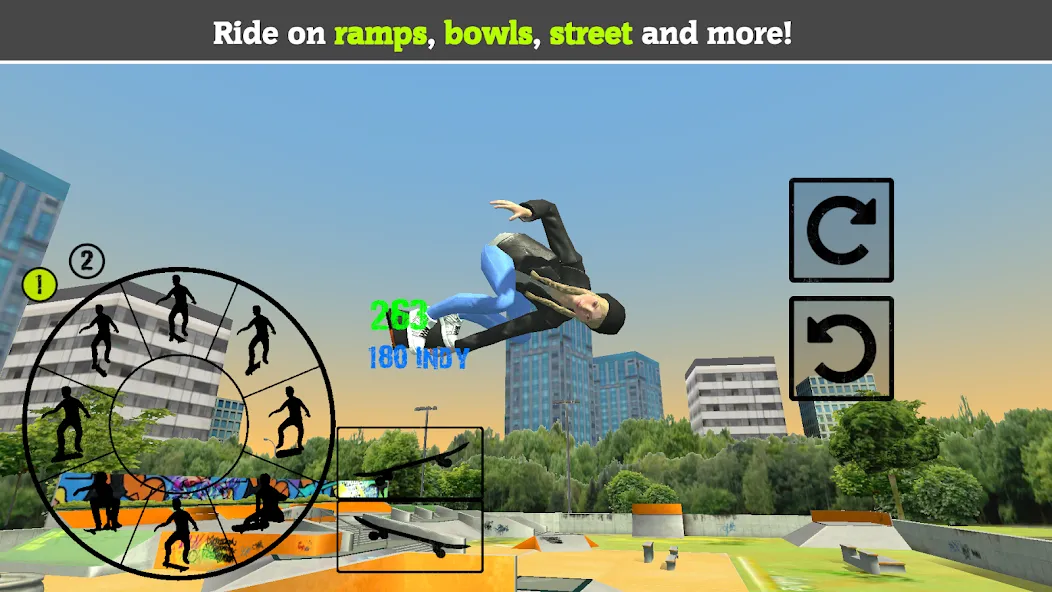 Skateboard FE3D 2 (Скейтборд 3D 2)  [МОД Все открыто] Screenshot 5