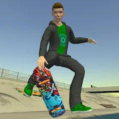 Взлом Skateboard FE3D 2 (Скейтборд 3D 2)  [МОД Все открыто] - последняя версия apk на Андроид