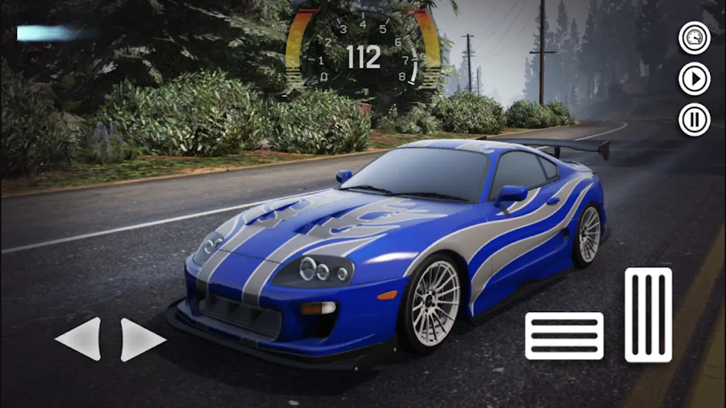 Tokyo Supra Drift Simulator  [МОД Unlimited Money] Screenshot 2