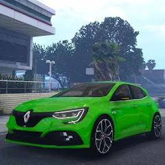 Скачать взлом Renault Megane RS Simulator (Рено Меган  Симулятор)  [МОД Много монет] - стабильная версия apk на Андроид