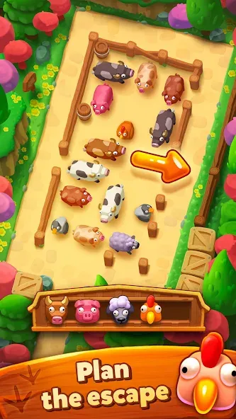 Farm Jam: Animal Parking Game (Фарм Джам)  [МОД Все открыто] Screenshot 4