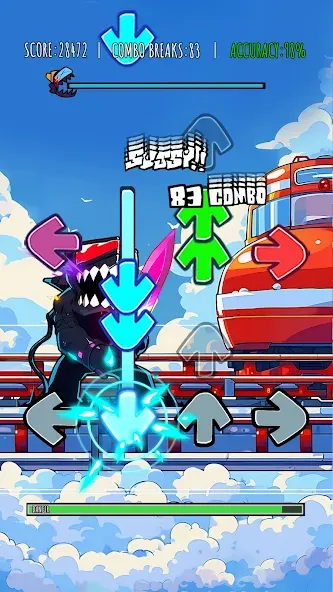 Music Rhythm Battle Night  [МОД Много денег] Screenshot 5