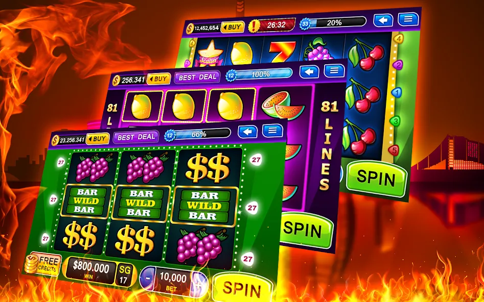 Slots - Casino Slot Machines  [МОД Меню] Screenshot 2